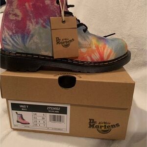 Dr. Martens Multicolor Tie Dye Boots
